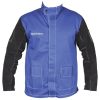 100056380_91602.jpeg WELDING JACKET, PROMAX, LEATHER SLEEVES, BLUE, SIZE M