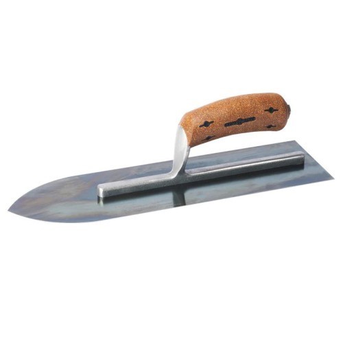 KRAFT TOOL, ELITE, POINTED TROWEL, 355 X 100MM, CORK HANDLE