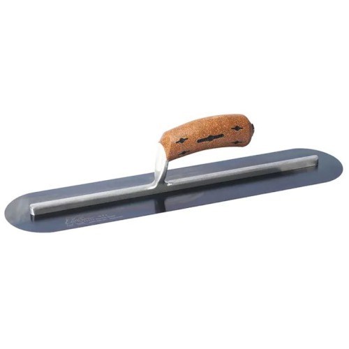 KRAFT TOOL, ELITE, ROUNDED TROWEL, 405 X 100MM, CORK HANDLE