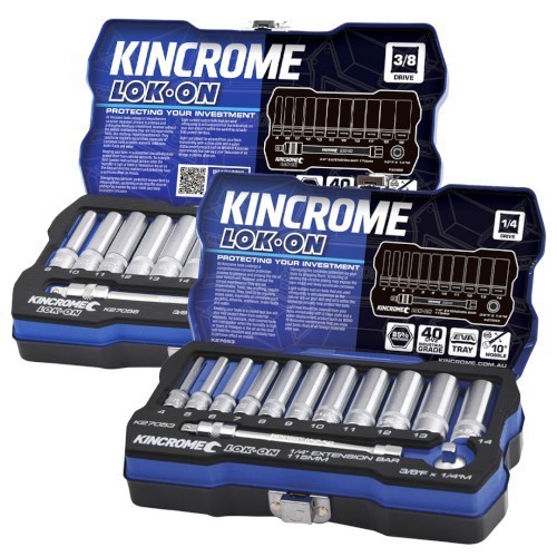 101208596_91560.jpeg LOK-ON™ SOCKET BUNDLE, 13PCE 3/8" DR METRIC DEEP SET WITH 13PCE 1/4" METRIC DEEP SET