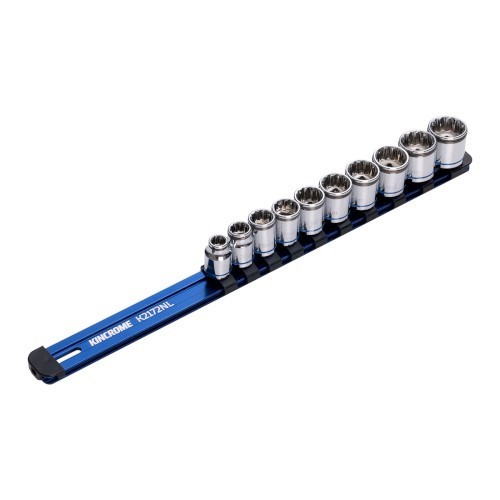 10 PIECE 3/8” DRIVE NUT-LOK™ SOCKET RAIL SET